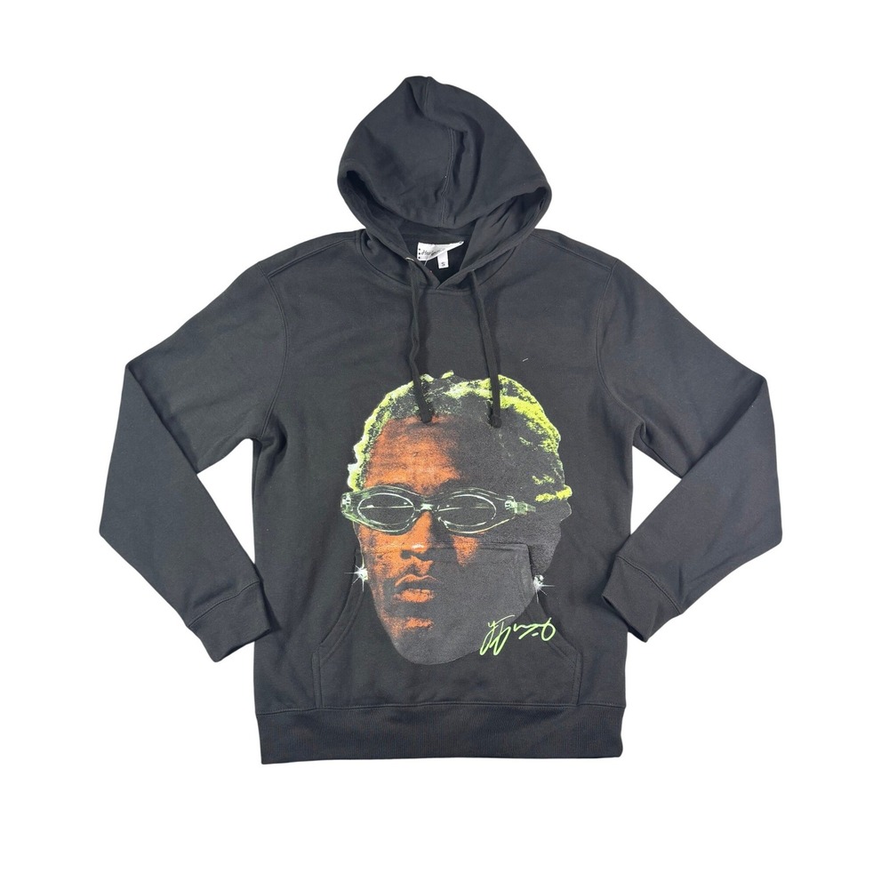 Headgear Classics Young Thug Who Is Jeffery Free Jeffery Black Hoodie Small NWT